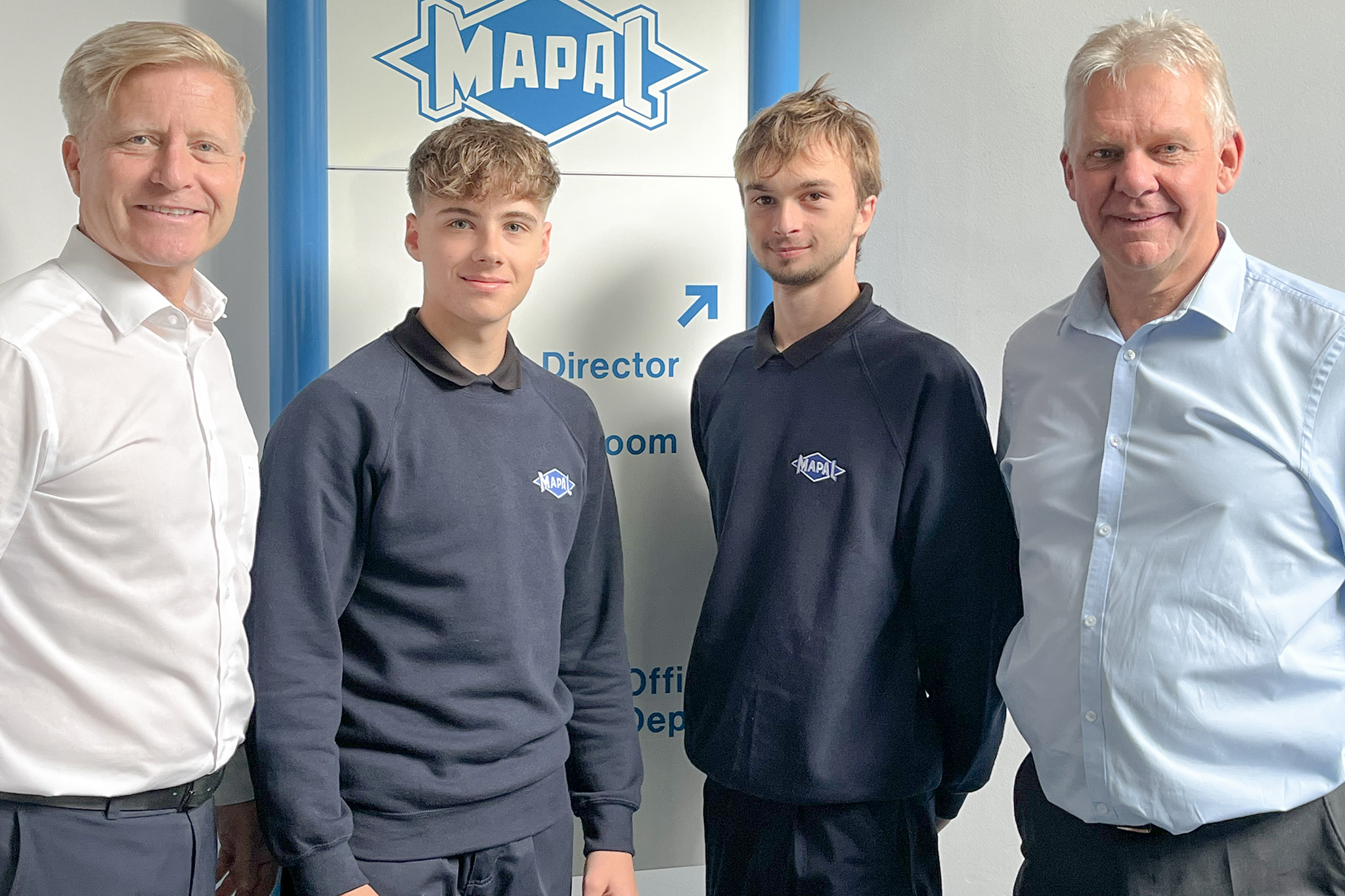 MAPAL UK in Rugby has two new trainees.
